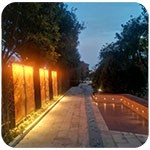 公園雕塑景觀亮化怎樣做？——洗墻燈如何安裝固定？