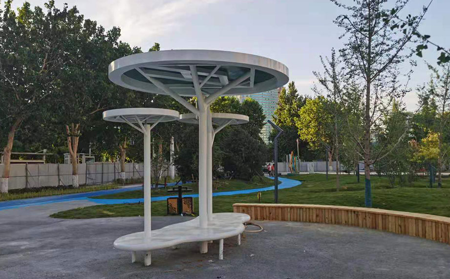 景觀燈，口袋公園